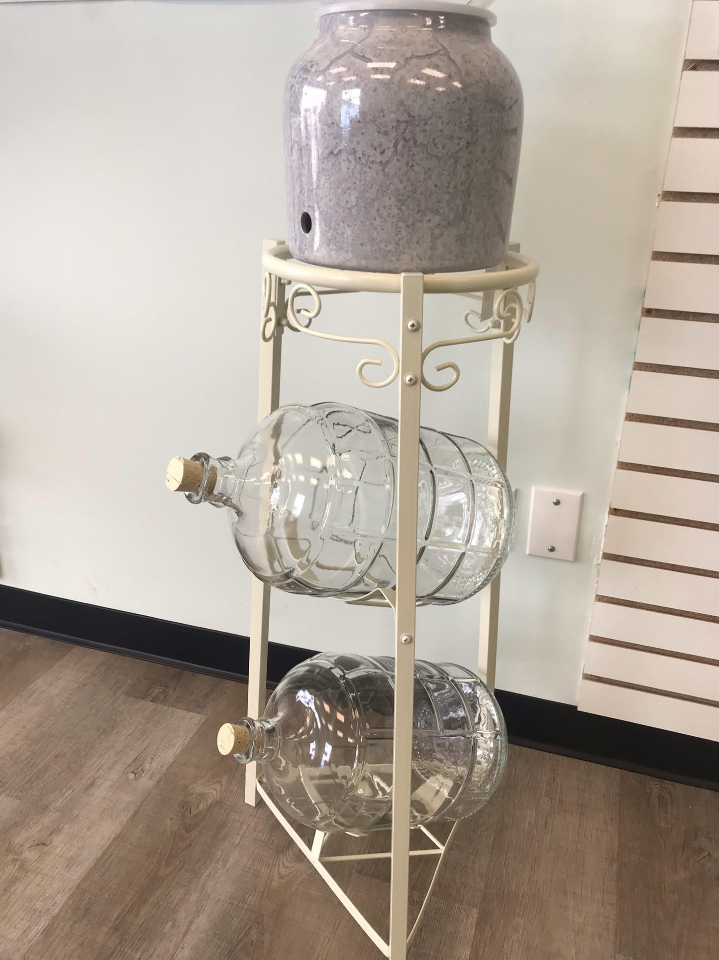 35" Floor Crock Stand